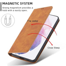 Load image into Gallery viewer, Leather Wallet Magnetic Flip with strap Apple iPhone 11 Case - BingBongBoom