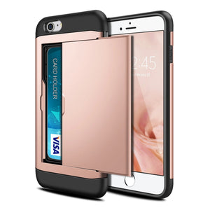 Card Slot Holder Wallet Shock Proof Apple iPhone 16e Case
