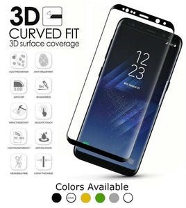 3D Curved Edge Premium Tempered Glass Screen Protector Samsung Galaxy S7 Edge - BingBongBoom