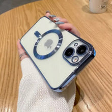 Load image into Gallery viewer, Colored Bumper Magnetic MagSafe Charging Case Apple iPhone 15 / 15 Plus / 15 Pro / 15 Pro Max