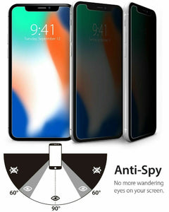 [2-Pack] Privacy Anti Peep Premium Tempered Glass Screen Protector Apple iPhone X / XR / XS / XS Max