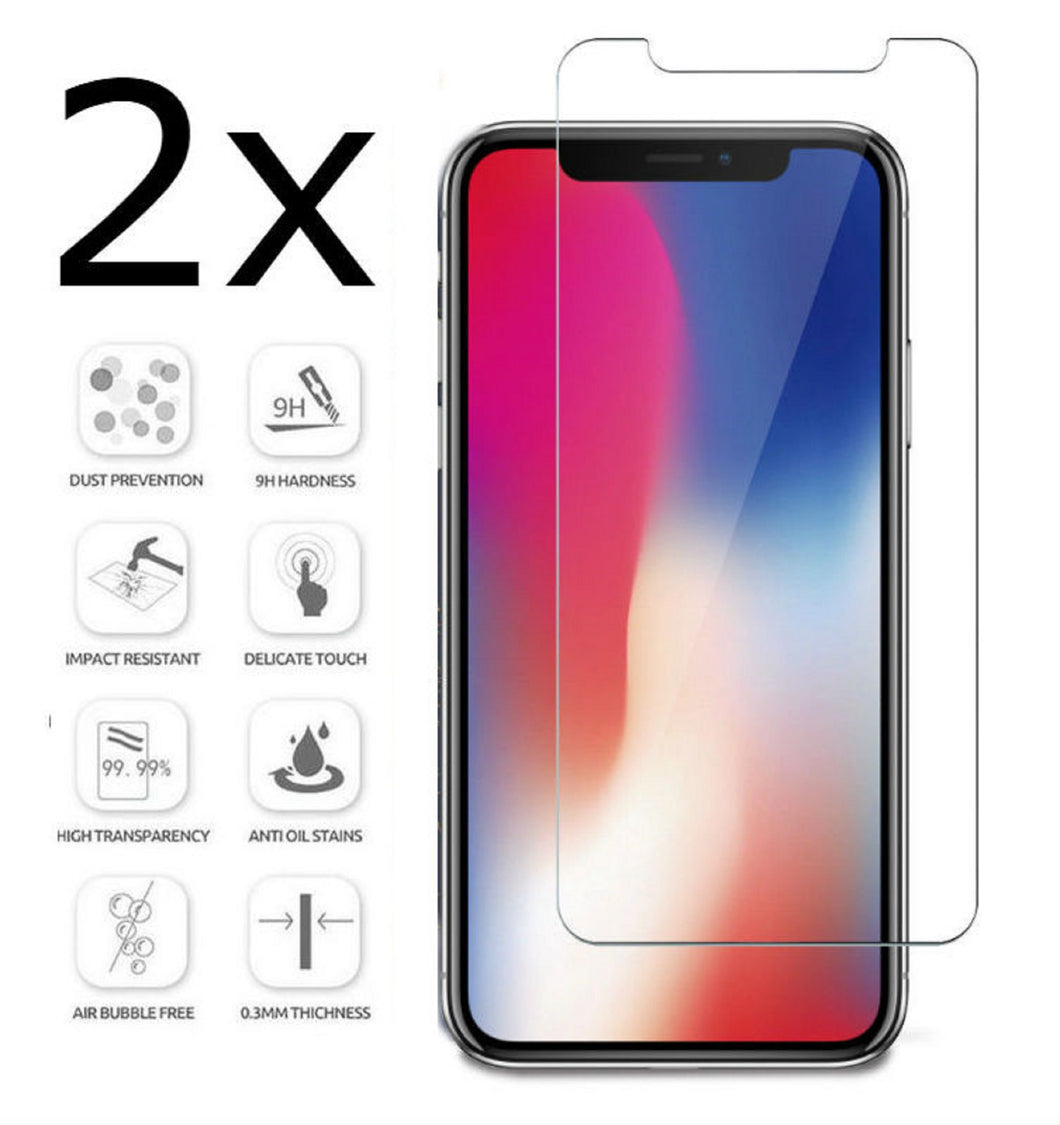 [2-Pack] Premium Tempered Glass Screen Protector Apple iPhone X / XR / XS / XS Max - BingBongBoom