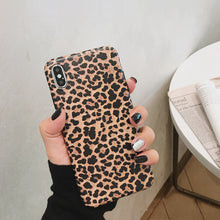 Load image into Gallery viewer, Leopard Print Pattern Wildcat Series Soft Rubber Case Cover Apple iPhone X / XS / XR / XS Max - BingBongBoom