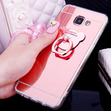 Load image into Gallery viewer, Bear Ring Loop Stand Soft Rubber Case Cover Samsung Galaxy S10 / S10 Plus / S10 Edge - BingBongBoom
