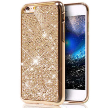 Load image into Gallery viewer, Glitter Bling Diamond Soft Rubber Case Cover Apple iPhone 7 or 7 Plus - BingBongBoom