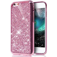 Load image into Gallery viewer, Glitter Bling Diamond Soft Rubber Case Cover Apple iPhone 7 or 7 Plus - BingBongBoom