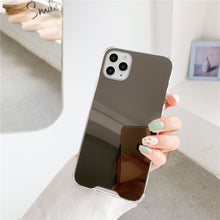 Load image into Gallery viewer, Colored Crystal Makeup Mirror Shock Proof Slim Case Apple iPhone 12 Mini / 12 / 12 Pro / 12 Pro Max