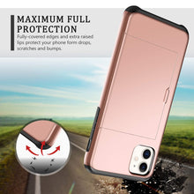 Load image into Gallery viewer, Card Slot Holder Wallet Shock Proof Case Apple iPhone 12 Mini / 12 / 12 Pro / 12 Pro Max