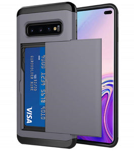 Tough Armor Card Slot Holder Shockproof Case Samsung Galaxy S8 or S8 Plus - BingBongBoom
