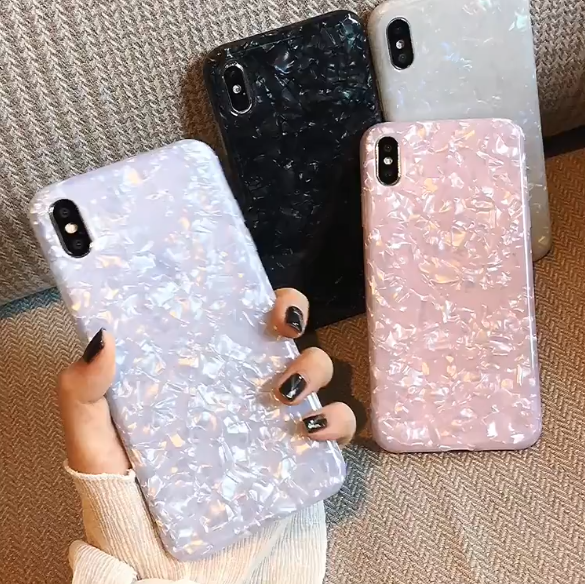 Shimmer Opalescent Print Pattern Jewel Series Hard Case iPhone 7 or 7 Plus - BingBongBoom