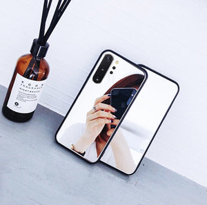 Crystal Clear Mirror Shockproof Slim Cover Case Samsung Galaxy Note 10 or Note 10 Plus - BingBongBoom