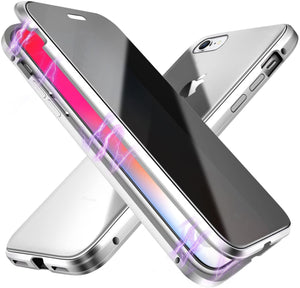 Anti Peep Privacy Magnetic Metal Double-Sided Glass Case Apple iPhone SE Series