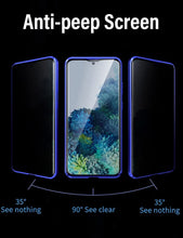 Load image into Gallery viewer, Anti Peep Privacy Magnetic Metal Double-Sided Glass Case Samsung Galaxy S9 or S9 Plus