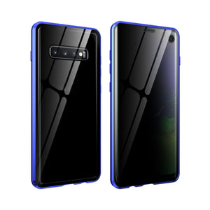 Anti Peep Privacy Magnetic Metal Double-Sided Glass Case Samsung Galaxy Note 9