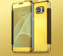 Load image into Gallery viewer, Electroplating Clear View Mirror Case Samsung Galaxy S6 Edge or S6 Edge Plus - BingBongBoom