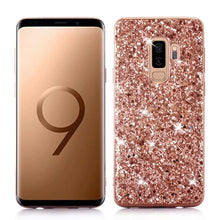 Load image into Gallery viewer, Glitter Bling Diamond Soft Rubber Case Cover Samsung Galaxy S9 or S9 Plus - BingBongBoom