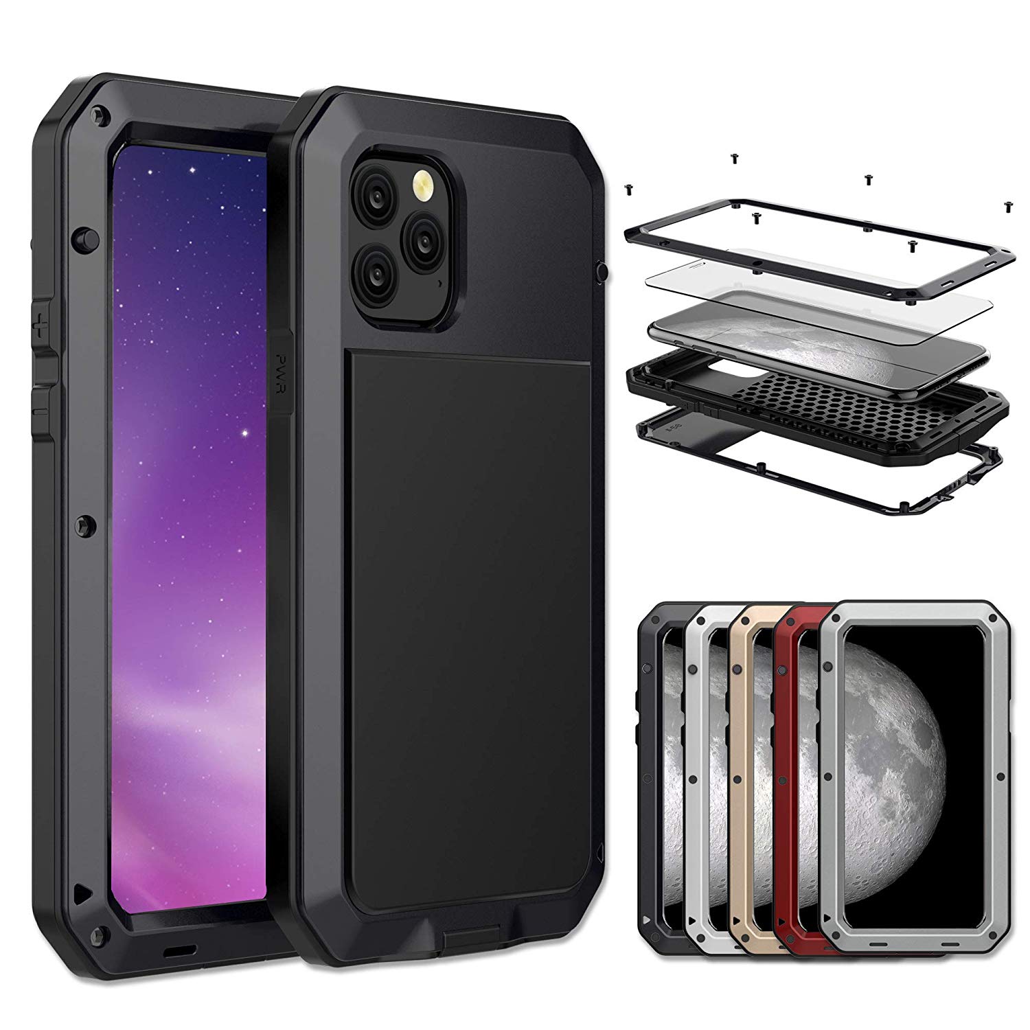 Gorilla Glass Aluminum Alloy Heavy Duty Shockproof Apple iPhone X Case – BingBongBoom Gorilla Glass Aluminum Alloy Heavy Duty Shockproof Apple iPhone X Case – BingBongBoom