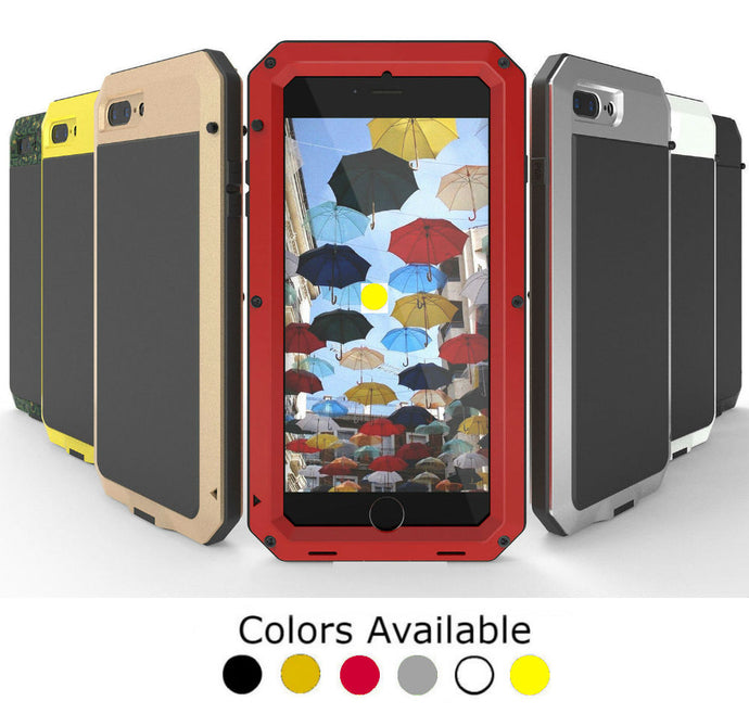Gorilla Glass Aluminum Alloy Heavy Duty Shockproof Case Apple iPhone 6s or 6s Plus - BingBongBoom