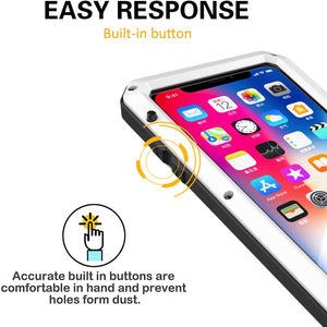 Gorilla Glass Aluminum Alloy Heavy Duty Shockproof Case Apple iPhone X / XR / XS / XS Max - BingBongBoom
