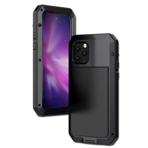 Gorilla Glass Aluminum Alloy Heavy Duty Shockproof Case Apple iPhone 12 Mini / 12 / 12 Pro / 12 Pro Max