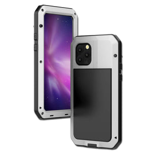 Gorilla Glass Aluminum Alloy Heavy Duty Shockproof Case Apple iPhone 11 / 11 Pro / 11 Pro Max - BingBongBoom
