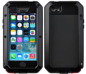 Gorilla Glass Aluminum Alloy Heavy Duty Shockproof Case Apple iPhone 6s or 6s Plus - BingBongBoom