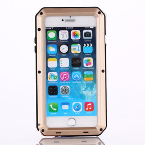 Gorilla Glass Aluminum Alloy Heavy Duty Shockproof Case Apple iPhone 8 or 8 Plus - BingBongBoom