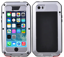 Load image into Gallery viewer, Gorilla Glass Aluminum Alloy Heavy Duty Shockproof Case Apple iPhone 5 or 5s - BingBongBoom