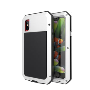 Gorilla Glass Aluminum Alloy Heavy Duty Shockproof Case Apple iPhone X / XS / XR / XS Max - BingBongBoom
