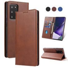 Load image into Gallery viewer, Leather Folio Wallet Magnetic Kickstand Flip Case Samsung Galaxy S21 / S21 Plus / S21 Ultra