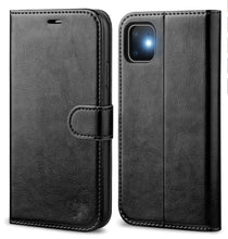 Load image into Gallery viewer, Leather Wallet Magnetic Flip Case with strap Apple iPhone 11 / 11 Pro / 11 Pro Max - BingBongBoom