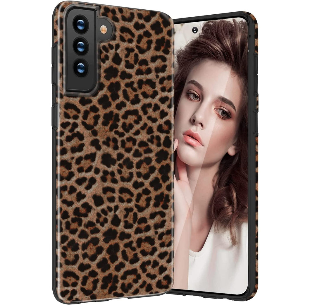 Cute Leopard Print Pattern Soft TPU Case Cover Samsung Galaxy S20 / S20 Plus / S20 Ultra - BingBongBoom