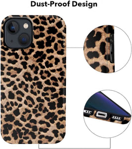 Cute Leopard Print Pattern Soft TPU Case Cover Apple iPhone 14 / 14 Plus / 14 Pro / 14 Pro Max
