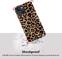 Load image into Gallery viewer, Cute Leopard Print Pattern Soft TPU Case Cover Apple iPhone 13 Mini / 13 / 13 Pro / 13 Pro Max