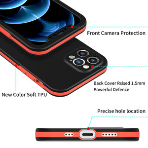 Hybrid Dual Layer Fully Enclosing  Camera Protection Case Cover Apple iPhone 14 / 14 Plus / 14 Pro / 14 Pro Max