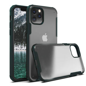 Colored Edges Matte Transparent TPU Shockproof Phone Case Cover Apple iPhone 12 Mini / 12 / 12 Pro / 12 Pro Max