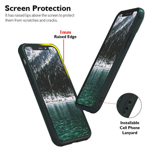 Colored Edges Matte Transparent TPU Shockproof Phone Case Cover Apple iPhone 11 / 11 Pro / 11 Pro Max