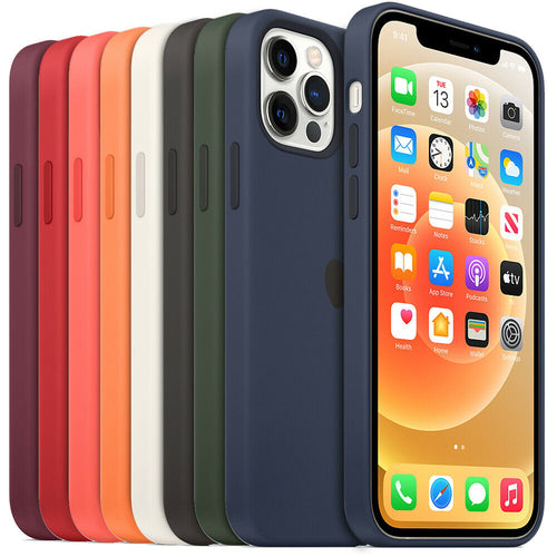 Soft Gel Liquid Silicone Shock Proof Cover Apple iPhone 12 Case