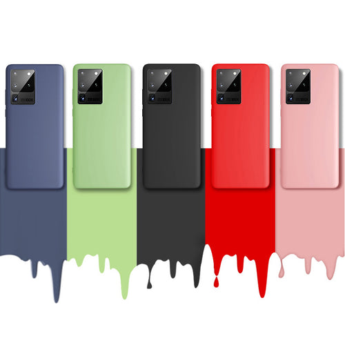 Soft Gel Liquid Silicone Shock Proof Cover Samsung Galaxy S20 Case