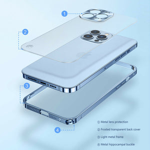 Aluminum Metal Frame Camera Protection Case Apple iPhone 11 / 11 Pro / 11 Pro Max