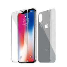 Load image into Gallery viewer, Apple iPhone X Front and Back Colored Mirror Tempered Glass Screen Protector - BingBongBoom