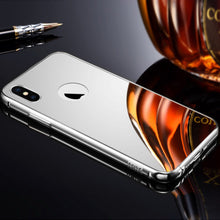 Load image into Gallery viewer, Mirror Aluminum Metal Bumper Case Apple iPhone X - BingBongBoom