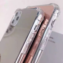 Load image into Gallery viewer, Colored Crystal Makeup Mirror Shock Proof Slim Case Apple iPhone X / XR / XS / XS Max