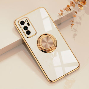 Electroplating Magnetic Finger Ring Holder Kickstand Case Cover Samsung Galaxy S20 / S20 Plus / S20 Ultra