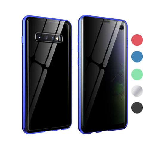 Anti Peep Privacy Magnetic Metal Double-Sided Glass Samsung Galaxy S10 Case