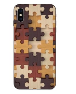 Puzzle Pieces Print Pattern Puzzle Series Soft Rubber Case Cover Apple iPhone SE 2020 (Gen2) - BingBongBoom