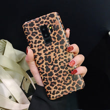 Load image into Gallery viewer, Leopard Print Pattern Wildcat Series Soft Rubber Case Cover Samsung Galaxy S9 or S9 Plus - BingBongBoom