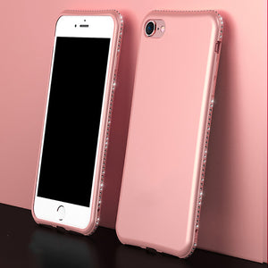 Bling Diamond Shiny Bumper Soft Silicon Case Apple iPhone 7 or 7 Plus - BingBongBoom