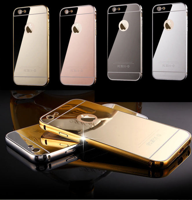 Mirror Aluminum Metal Bumper Case Apple iPhone 5 or 5s - BingBongBoom